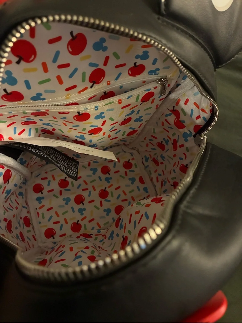 Disney Loungefly Red & Black Mickey Cupcake Backpack